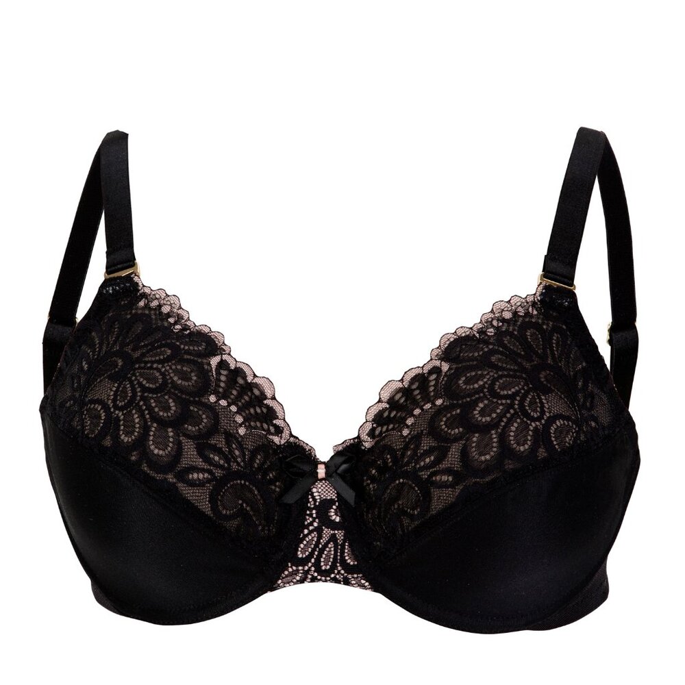 CONVERTIBLE Bra 38B Wear 3-Ways! Criss-Cross Backless Halter UNDERWIRE Black NEW - Picture 10 of 16